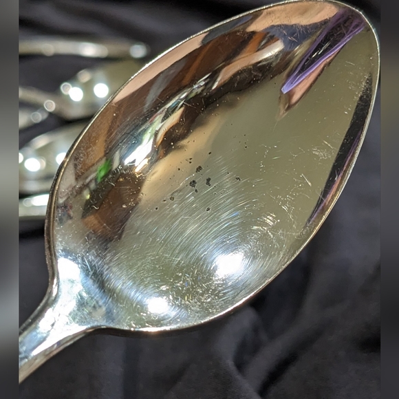 8 New England Silverplate Iced tea spoons - Picture 7 of 11